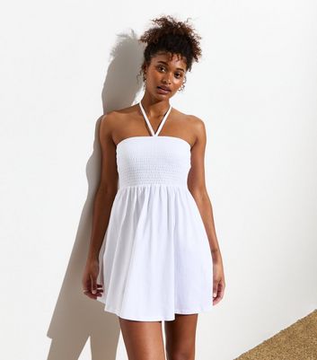 Halterneck mini dress discount uk