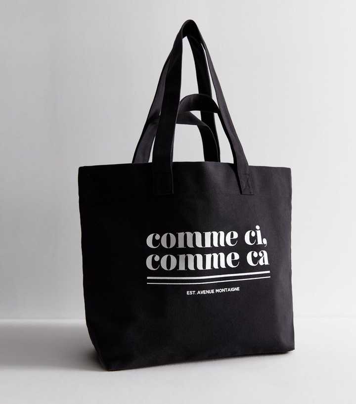 Comme Ci Comme Ca Large Cotton Tote Bag
