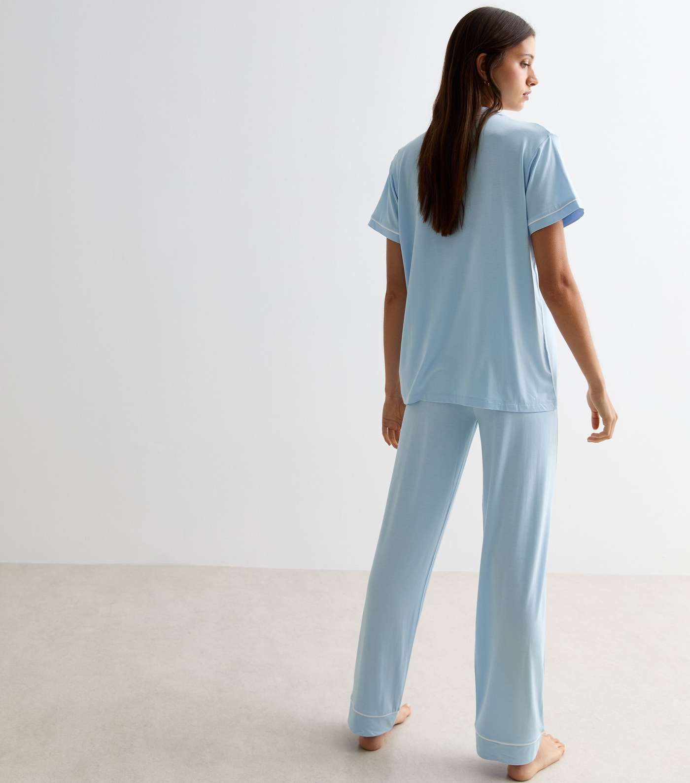 Blue Revere Trouser Pyjama Set Image 4