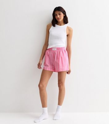 Pink Carnation Stripe Boxer