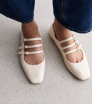 Off on sale white flats