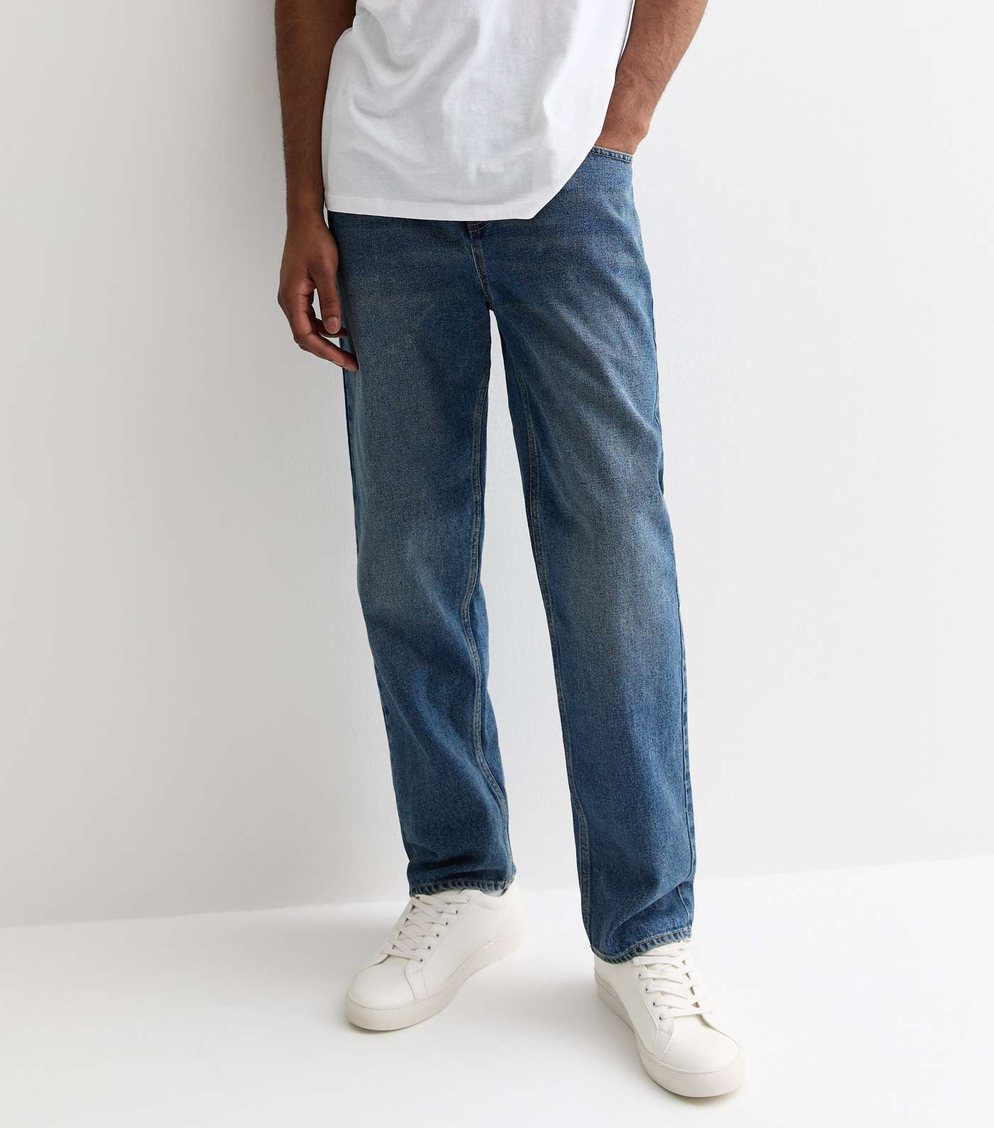 Blue Relaxed Fit Jeans Image 3