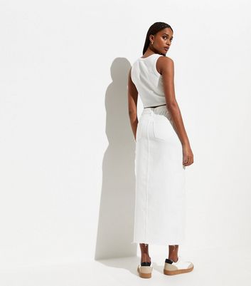 White Cargo Jean Skirt - Buy Women's Cargo Skirts Online
