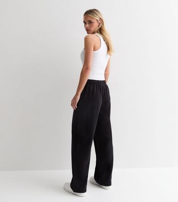 Elasticated wide leg trousers best sale