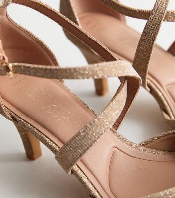 Rose gold hot sale mid heel