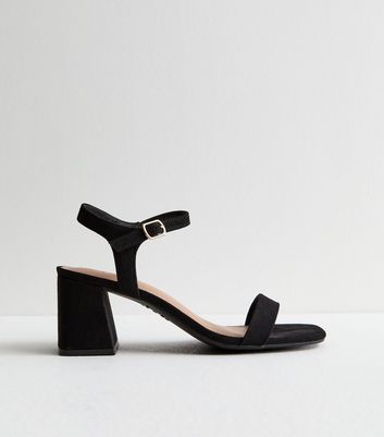 New look black strappy on sale shoes