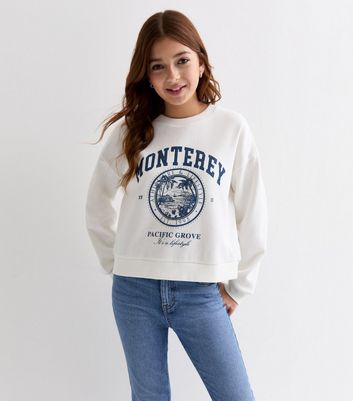 Girls crewneck sales sweatshirt