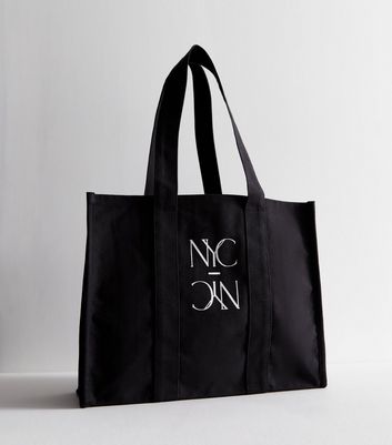 Basic black hot sale tote bag