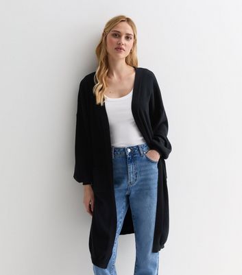 New look clearance long black cardigan