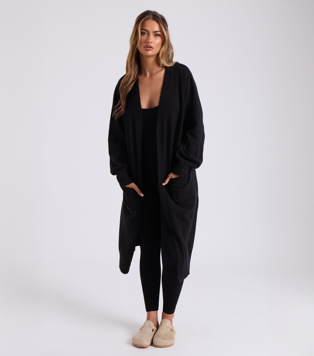 Women's Black Longline Cardigan Urban Bliss New Look
