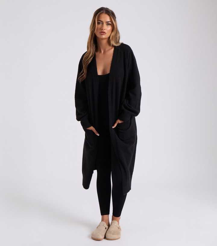 Urban Bliss Black Longline Cardigan