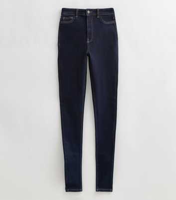 Tall Navy Cotton Rich Hallie Disco Skinny Leg Jeans
