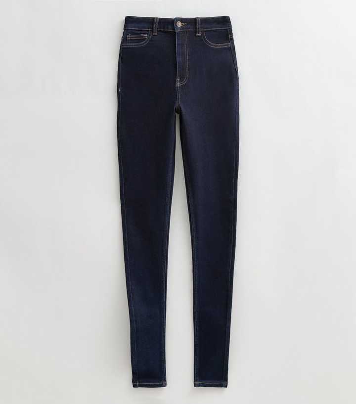 Tall Navy Cotton Rich Hallie Disco Skinny Leg Jeans