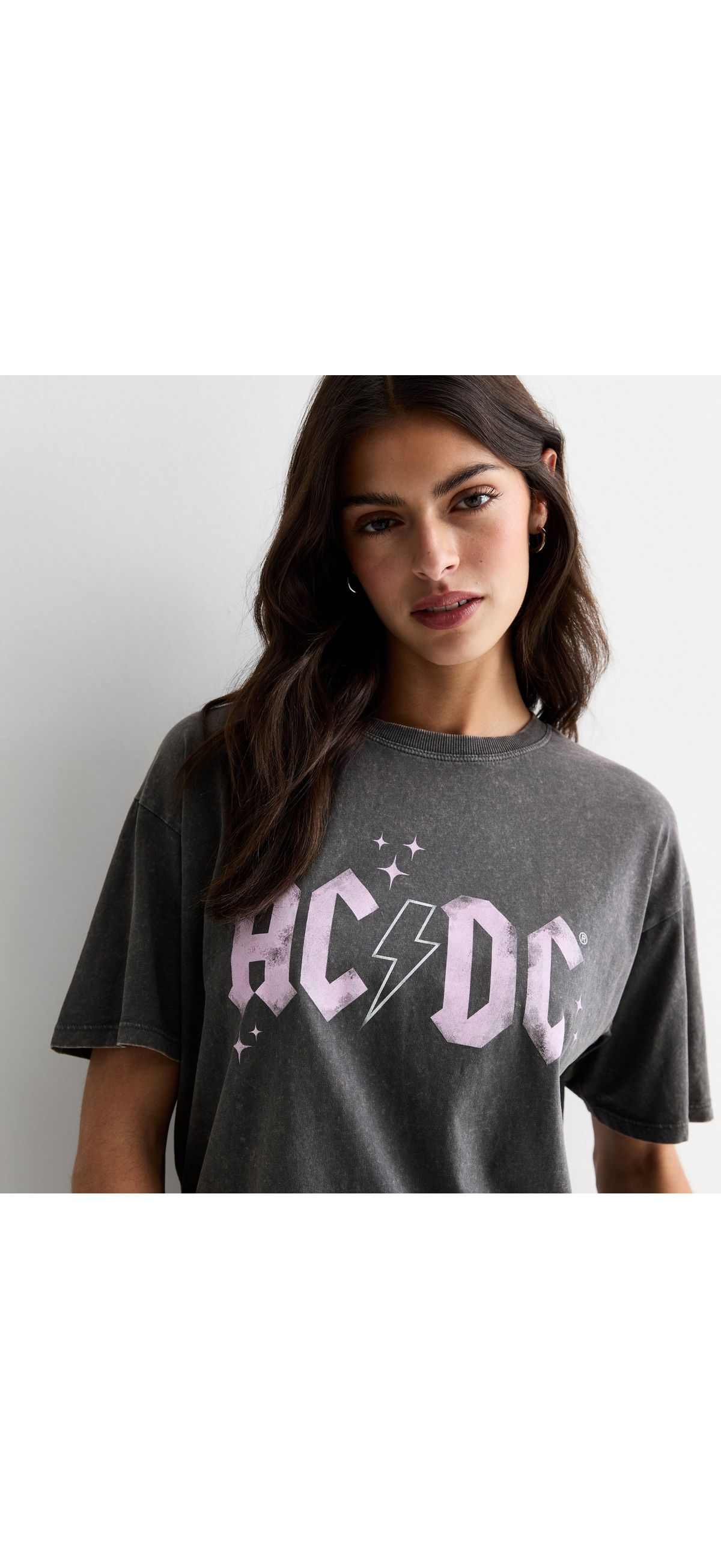 T-Shirt Femme AC/DC High Voltage | Noir | Licence Officielle | Taille XL