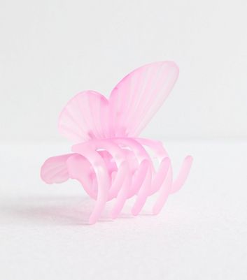 Pink Frosted Ombre Hair Claw Clip New Look