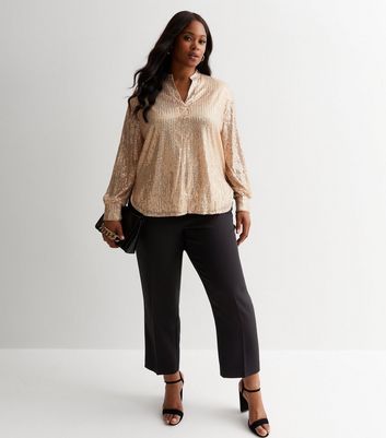 Rose gold 2024 plus size tops