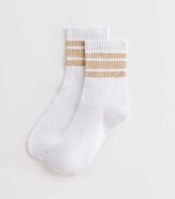 White Stripe Tube Socks