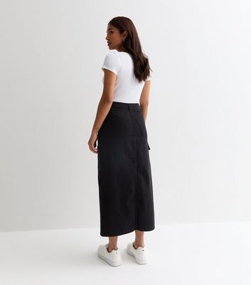 High waisted 2024 maxi skirt petite