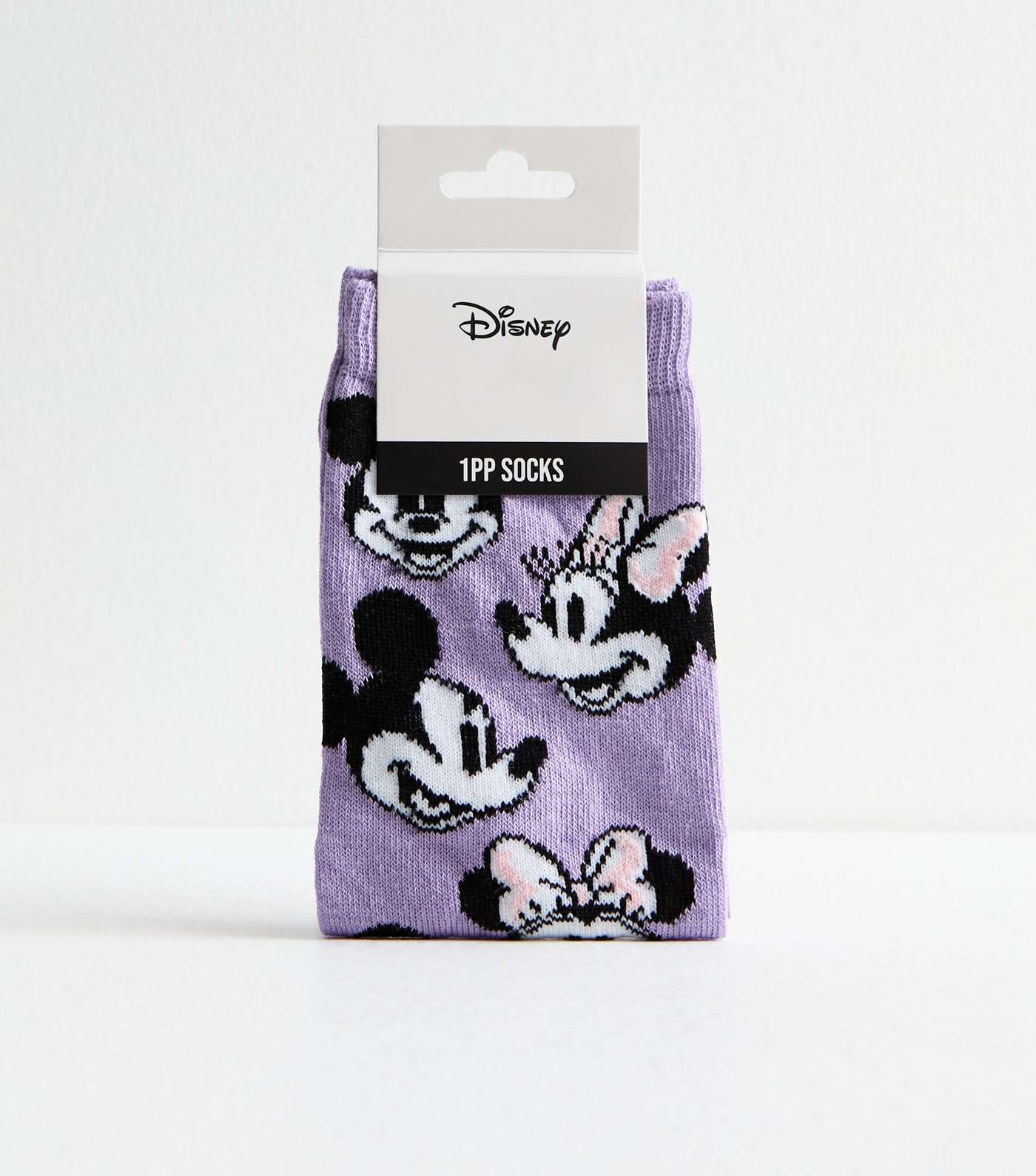 Purple Disney Mickey and Minnie Mouse Socks Image 3