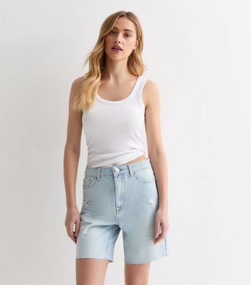 High rise hot sale bermuda shorts