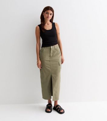 Long khaki 2025 skirts home depot