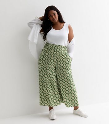 Buy Women's Plus Size Relaxed Fit Viscose Rayon Palazzo Trousers (Light  Green, Size: 5XL) at Amazon.in