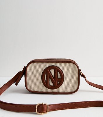 Tan Canvas Cross Body Camera Bag | New Look