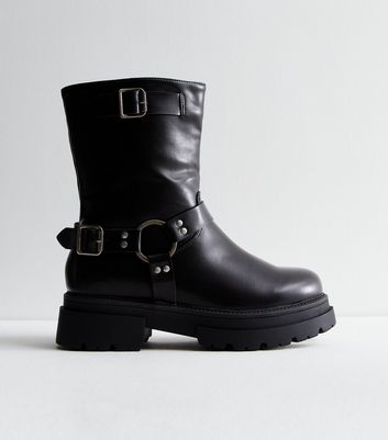 Biker buckle clearance boots