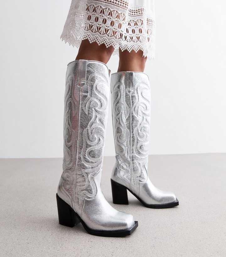 public desire silver boots