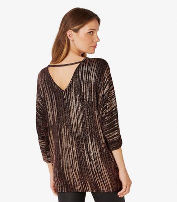 Glitter cheap batwing top