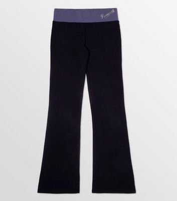 Buy Navy Blue Cotton Rich Jersey Stretch Pull-On Boot Cut Trousers  (3-16yrs) from the Next UK online shop