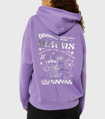 Purple best sale alien hoodie