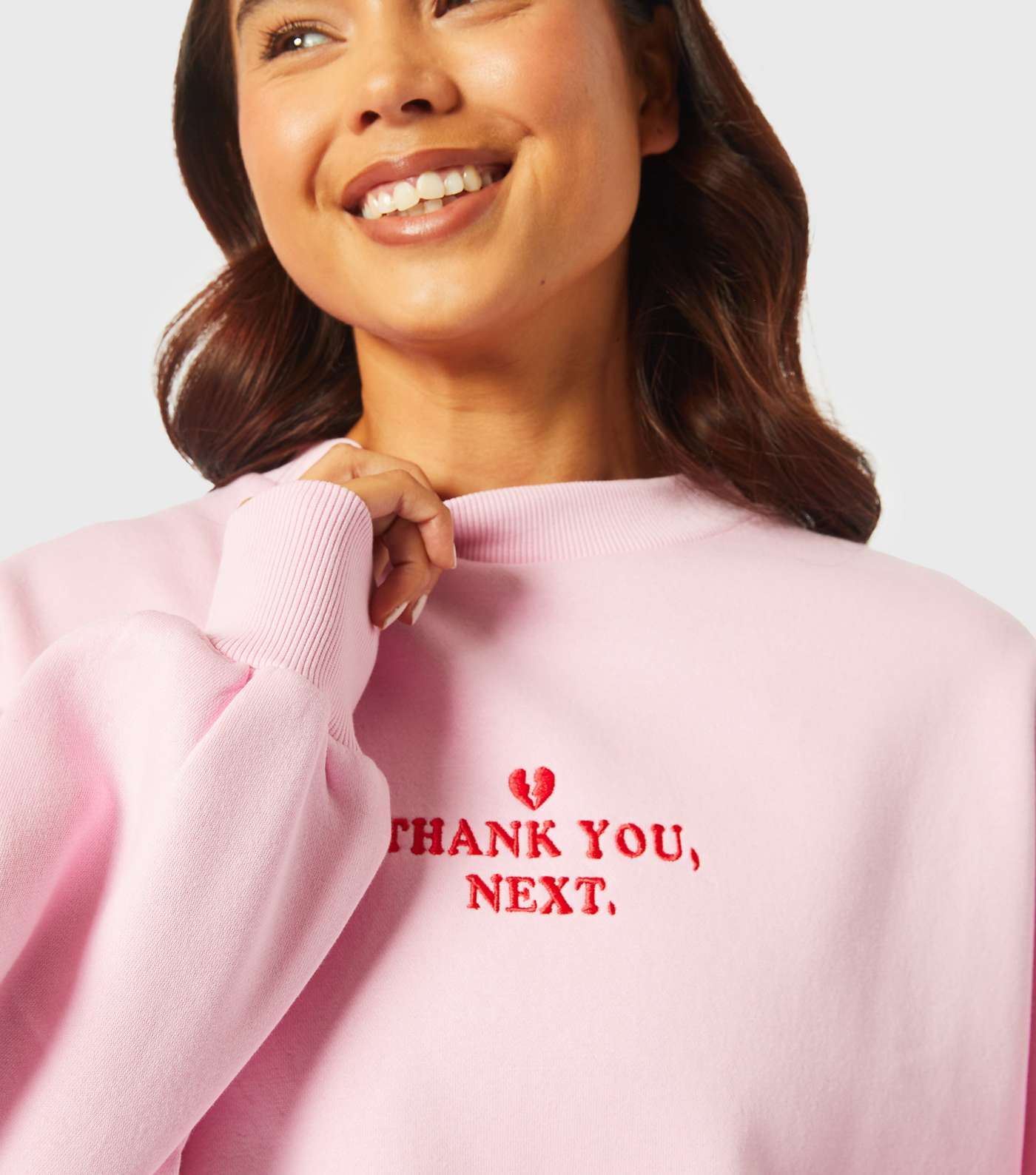 Skinnydip Pink Thank You Next Sweatshirt  Image 4