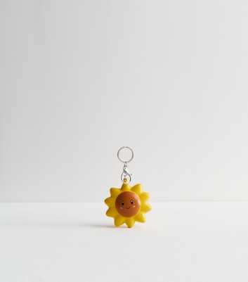 Yellow Sunflower Squishy Bag Charm