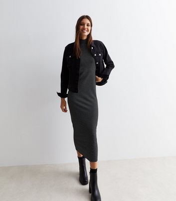 Midi dress outlet and trainers