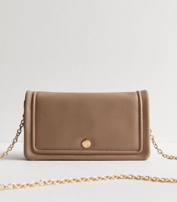 Gold clutch bag new look online