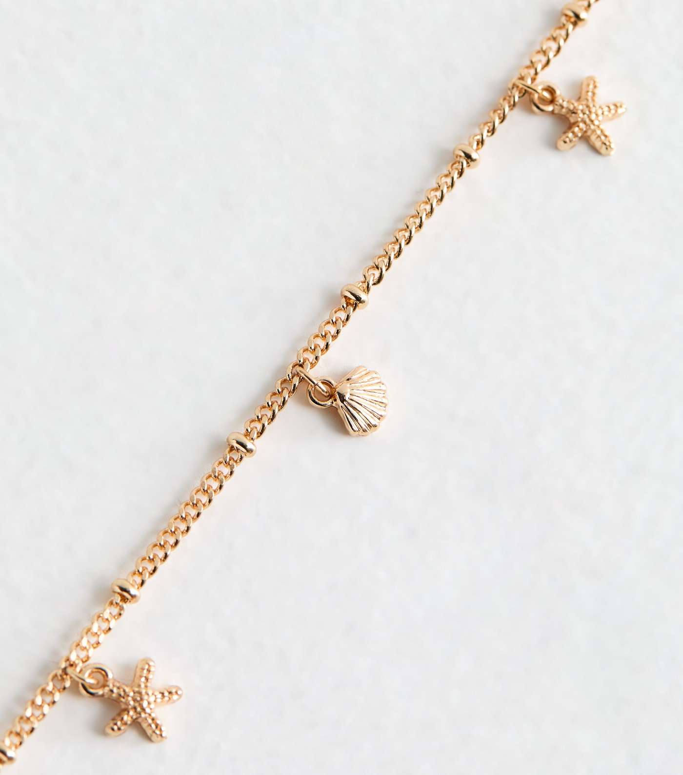 Gold Shell Charm Anklet Image 3