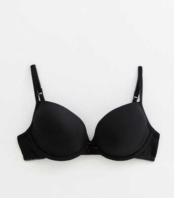 Girls Black Underwired T-Shirt Bra