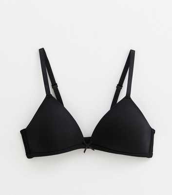 Girls Black Non Wired Triangle Bra