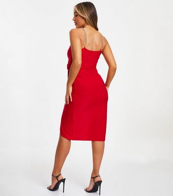 Petite red hotsell bodycon dress