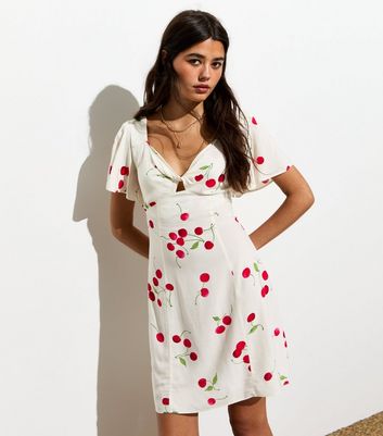 Cherry skater dress best sale