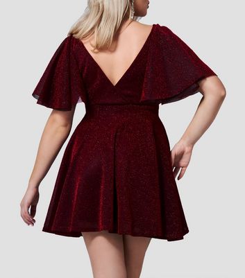 Goddiva red outlet sequin dress