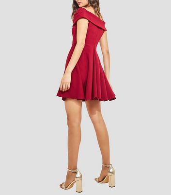 Short red skater on sale dress