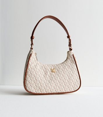 Off White Monogram Shoulder Bag New Look