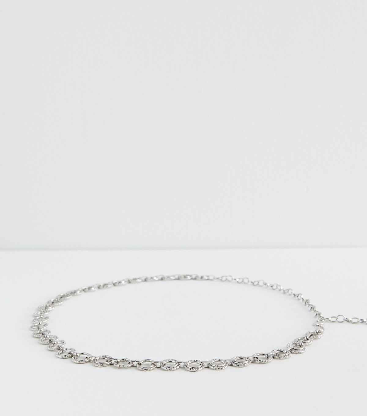 Silver-Tone Chain Belt New Look