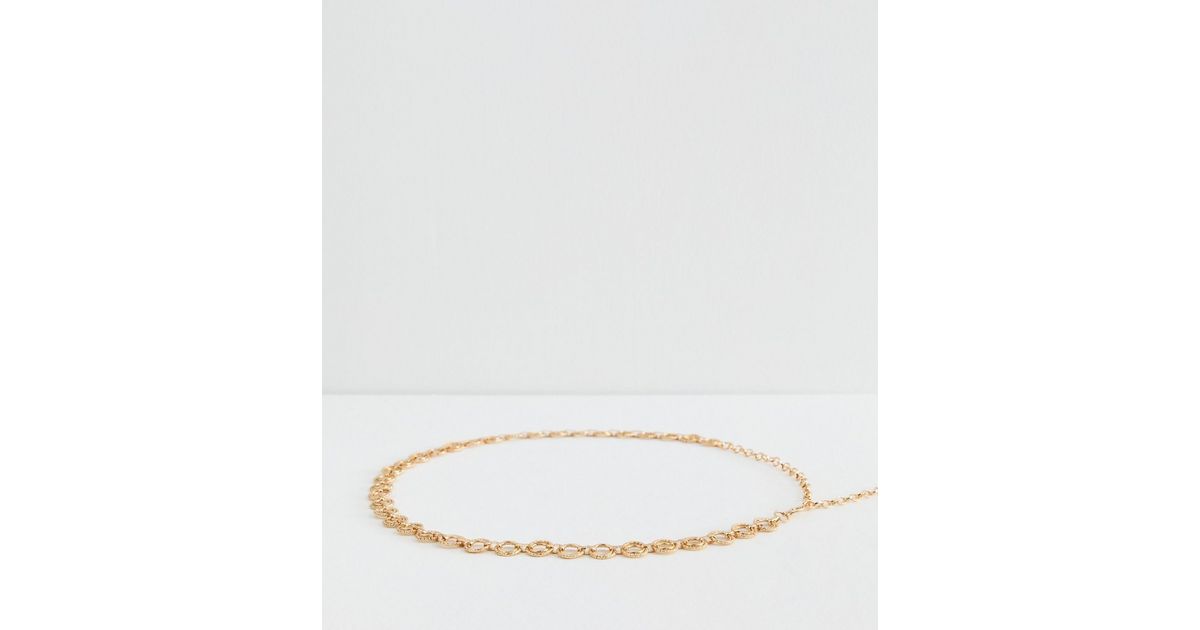 Gold-Tone Chain Belt New Look
