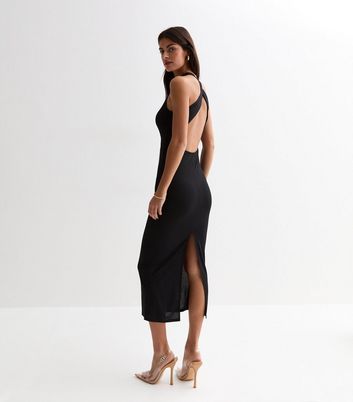 Cross back hot sale midi dress