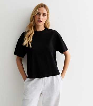 Black Premium Heavyweight Cotton Oversized T-Shirt