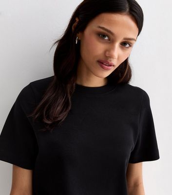 Black Premium Cotton T-Shirt New Look