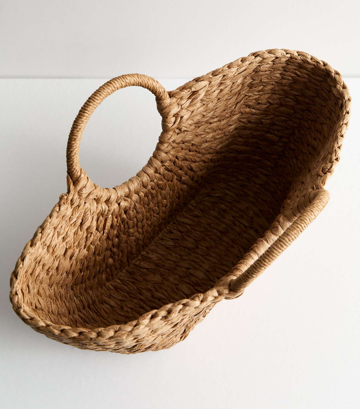 Tan Raffia Basket Bag Image 5